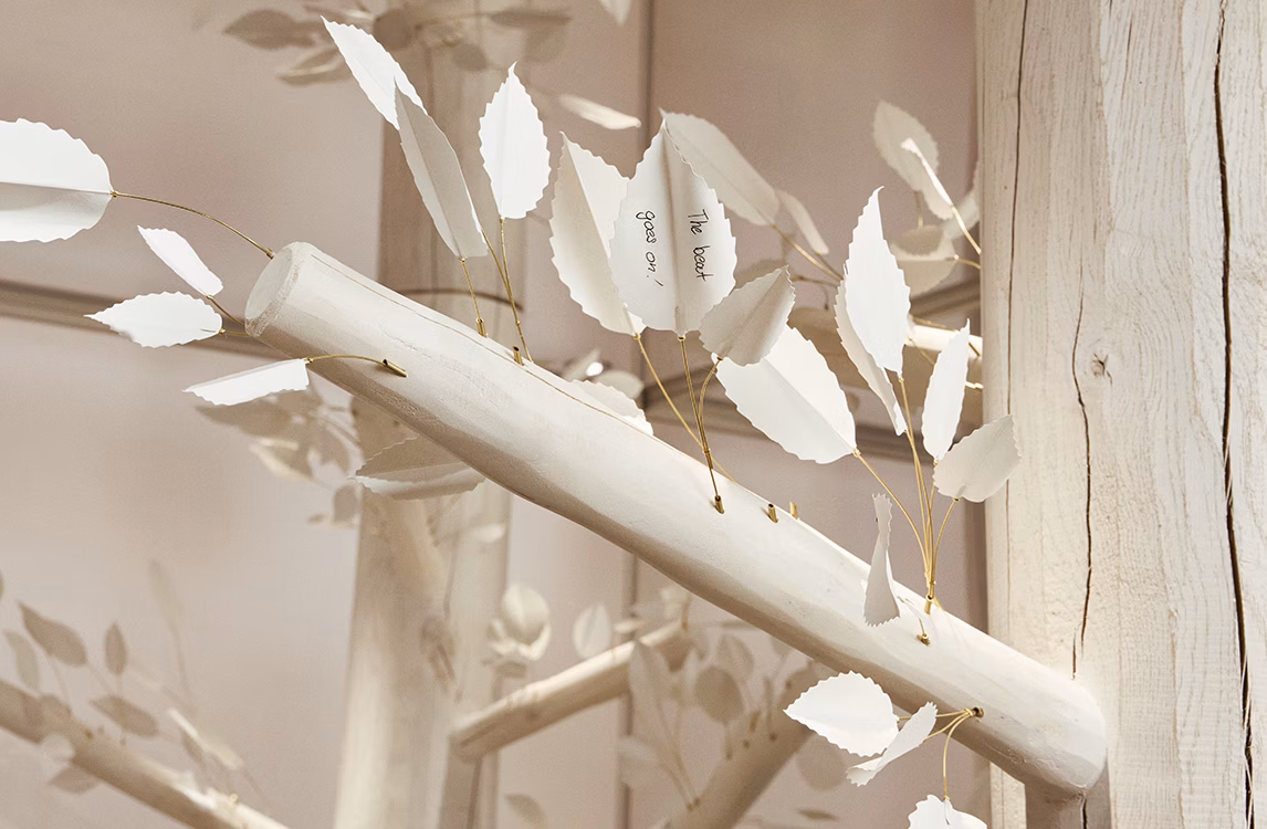 Nahaufnahme des Kunstwerks.