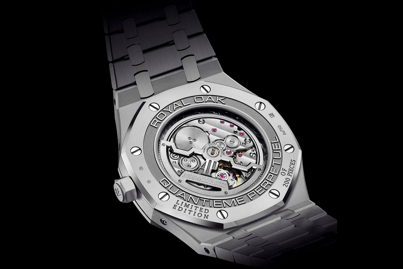 Vista de cerca de un fondo del Royal Oak