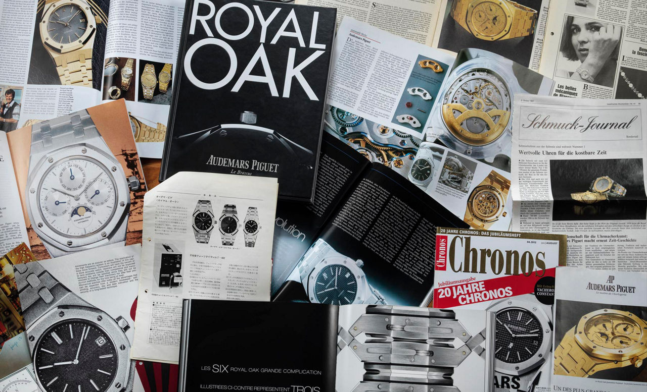 1972年至2021年用以介绍 Royal Oak皇家橡树系列的出版物