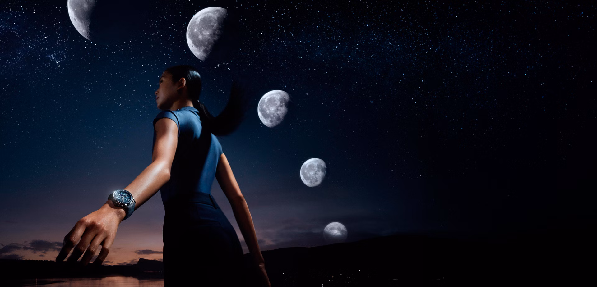 Close up of a Royal Oak Concept watch.