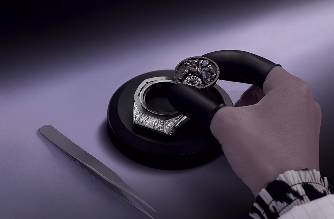 ロイヤル オーク コンセプト ブラックパンサー フライングトゥールビヨンのノウハウ写真