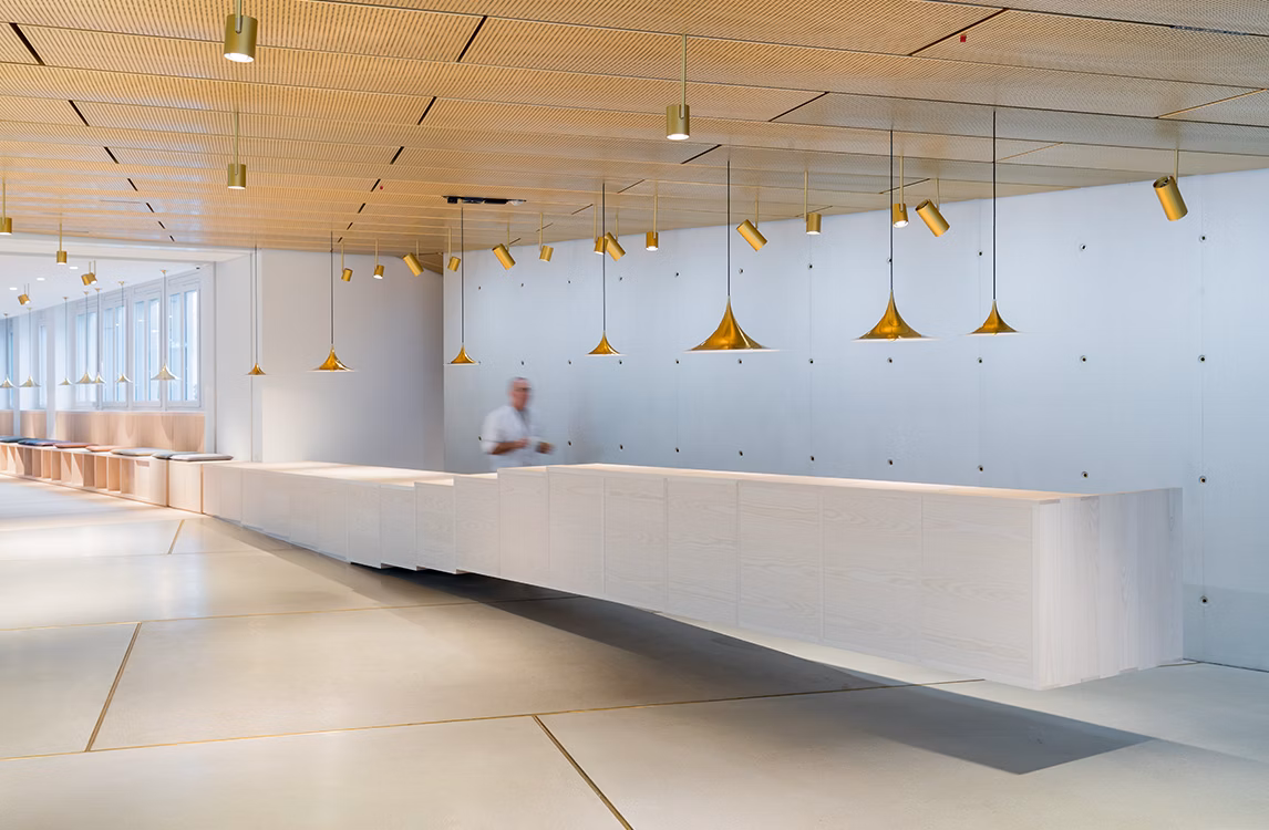 Interior view of the Atelier Audemars Piguet museum. 