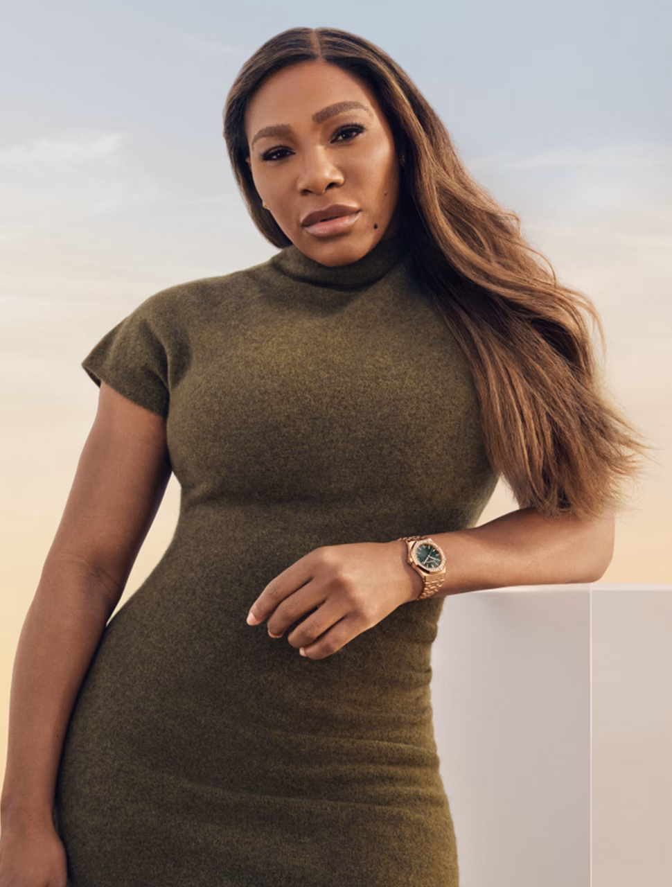 Serena Williams佩戴Royal Oak皇家橡樹系列腕錶