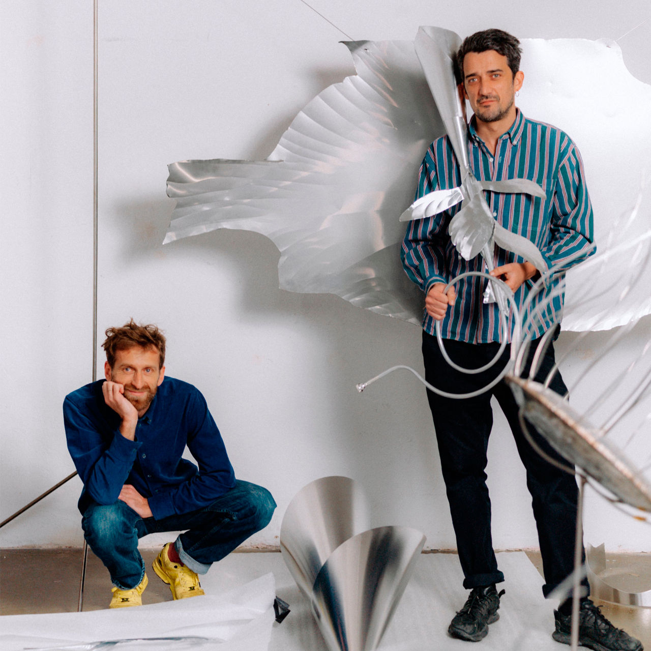 Portrait of the artist.