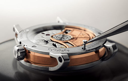 The case of a Millenary watch.