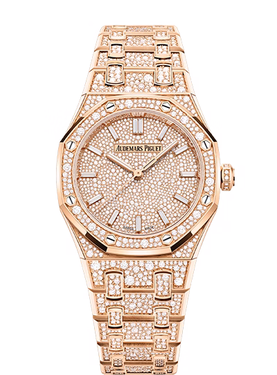 Royal Oak Selfwinding 77452OR.ZZ.1365OR.01 — 34mm, 18-carat pink gold
