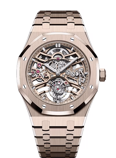 Royal Oak Selfwinding Flying Tourbillon Openworked 26735SG.OO.1320SG.01 — 41mm, 18-carat sand gold
