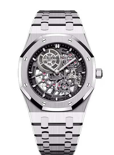 Royal Oak "Jumbo" Extra-Thin Openworked 16204BC.OO.1240BC.01 — 39mm, 18-carat white gold