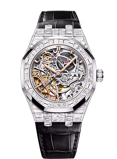Royal Oak Double Balance Wheel Openworked 15469BC.ZZ.D001CR.01 — 37mm, 18-carat white gold