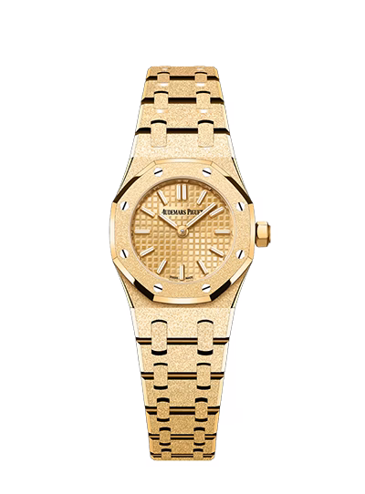 Royal Oak Mini Frosted Gold Quartz 67630BA.GG.1312BA.01-C — 23mm, 18-carat yellow gold