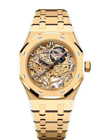 Royal Oak Double Balance Wheel Openworked 15467BA.OO.1256BA.01 — 37mm, 18-carat yellow gold
