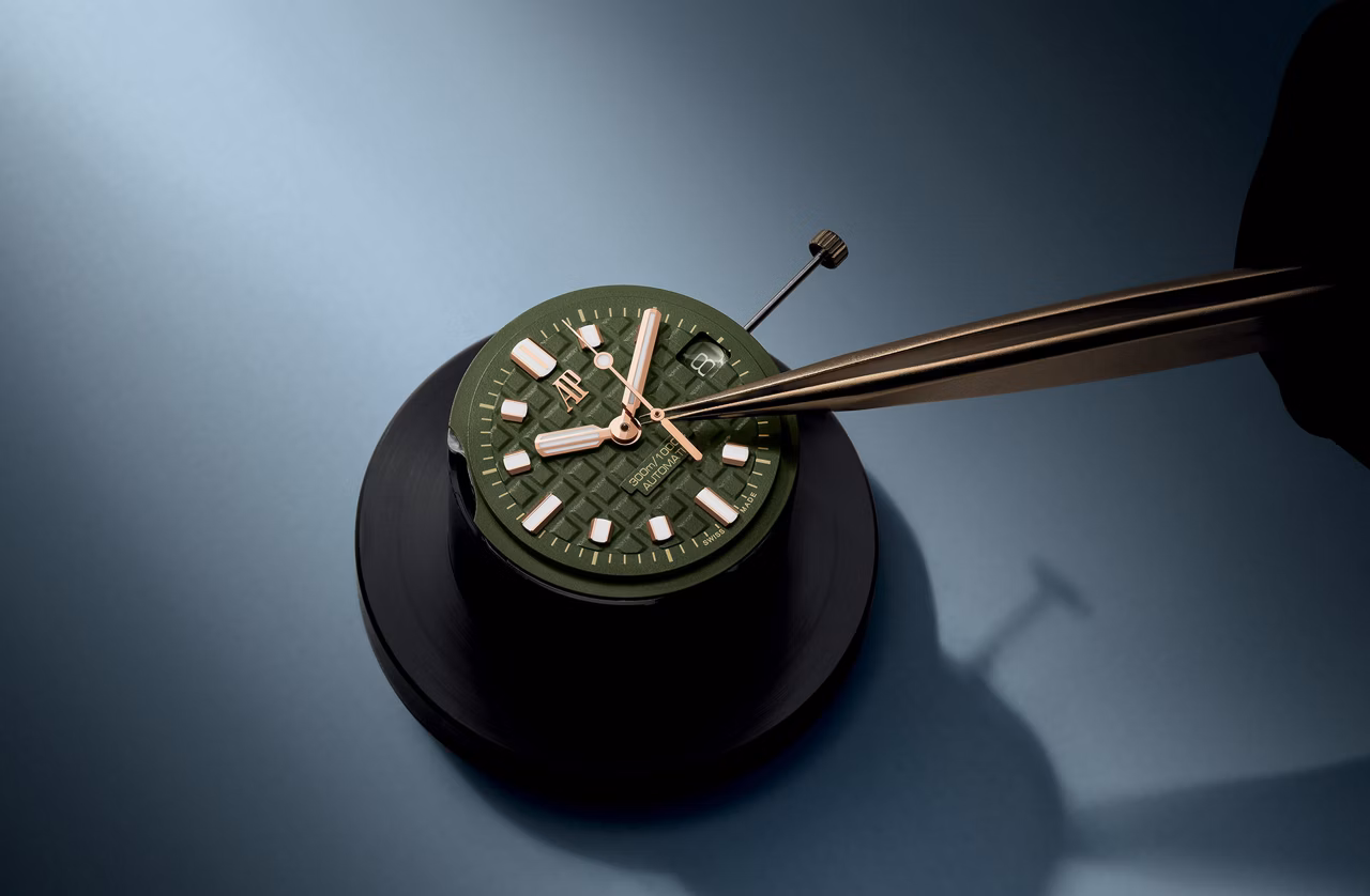 Photo « savoir-faire » d’une montre Royal Oak Offshore