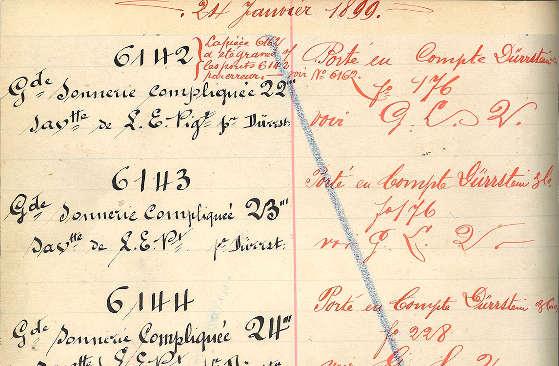 Documenti d’archivio di Audemars Piguet