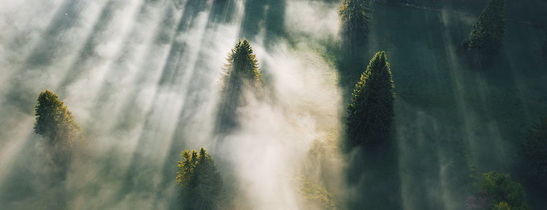 Landscape view of the Vallée de Joux, Switzerland
