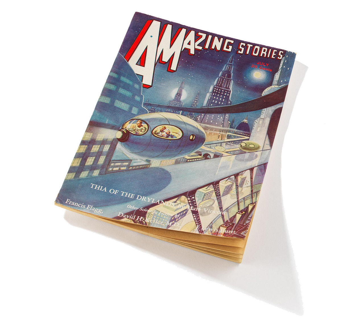 The American magazine "Amazing Stories" devoted to science fiction stories.