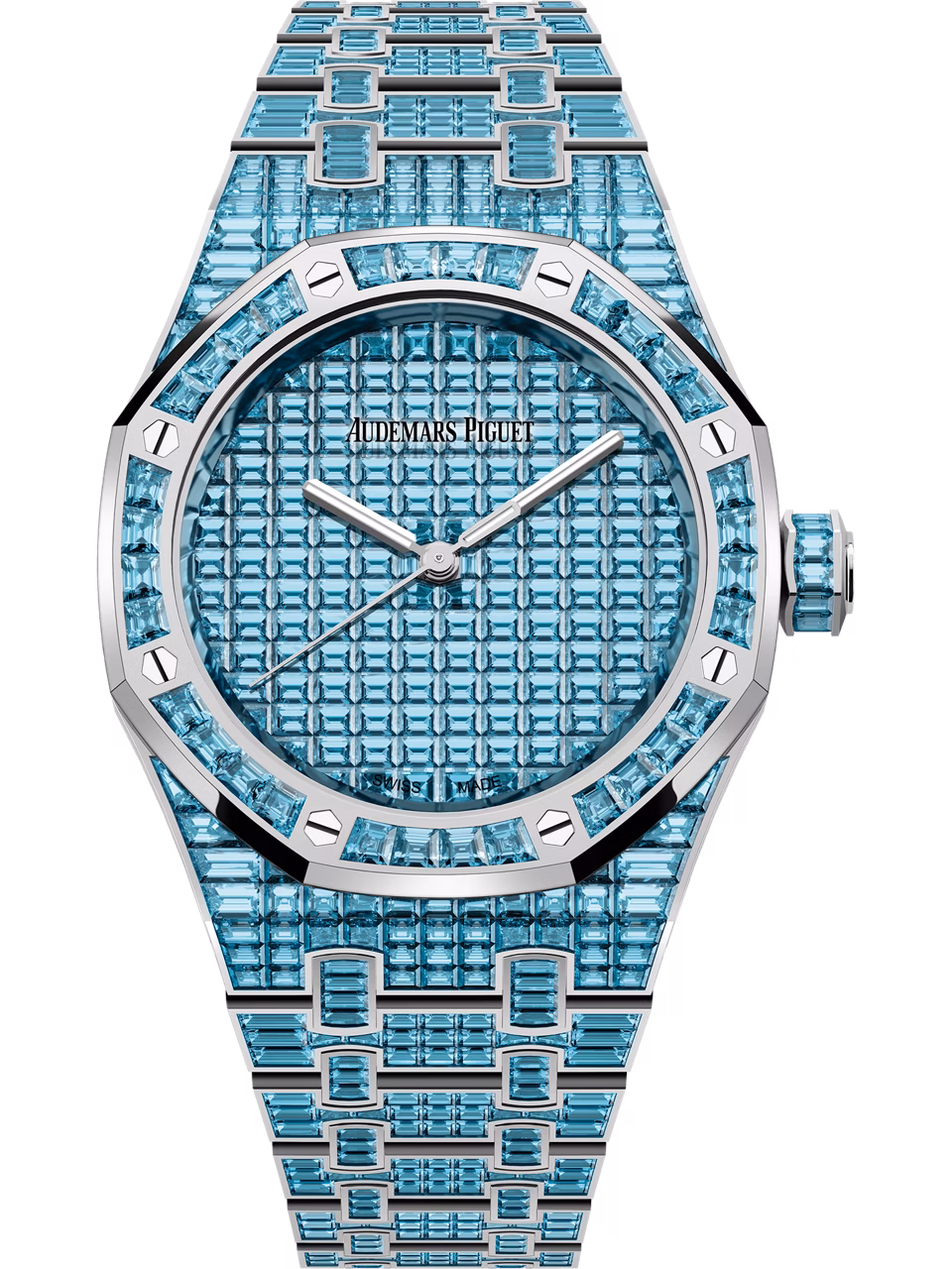 Imagen vertical del reloj Automático Topacio Azul «50 aniversario»