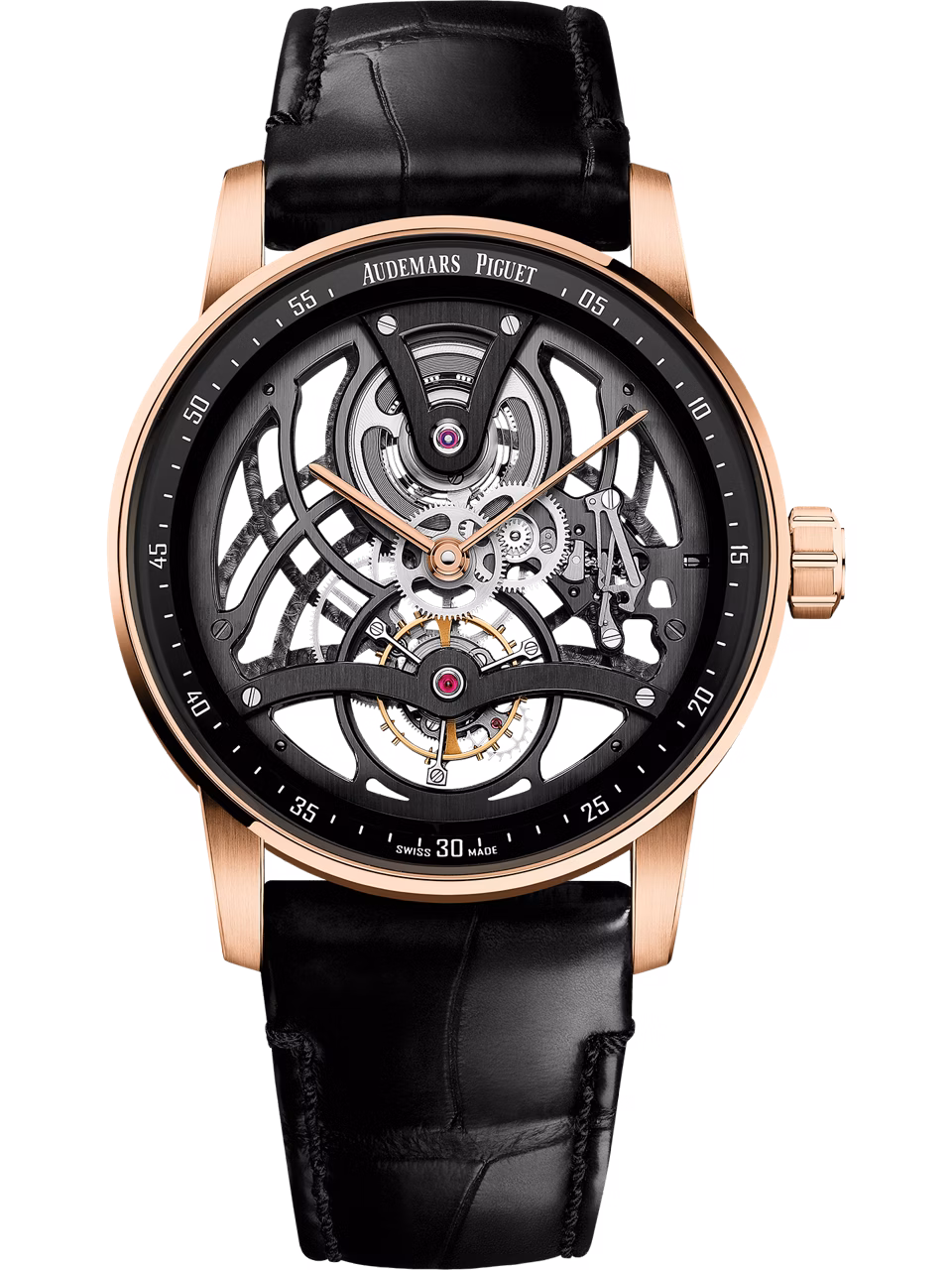 Imagen vertical del reloj Tourbillon Esqueletizado