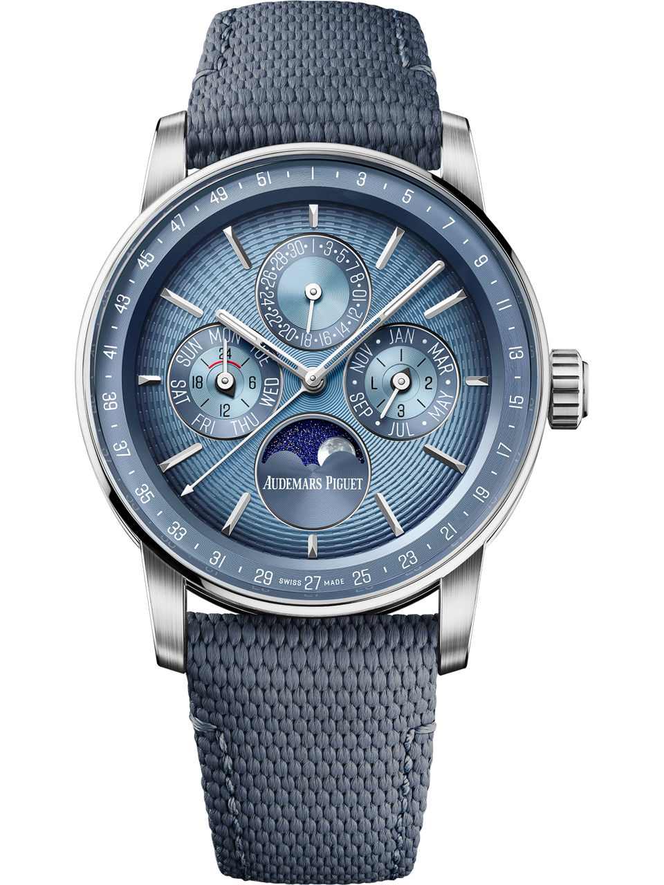 Primo piano della cassa dell’orologio