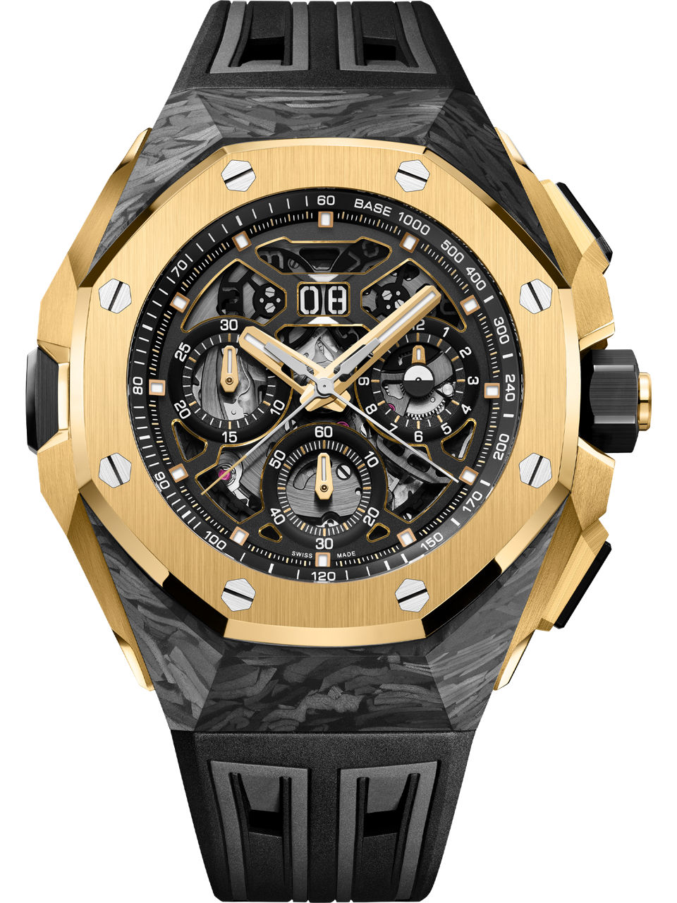 ウォッチケースのクローズアップ