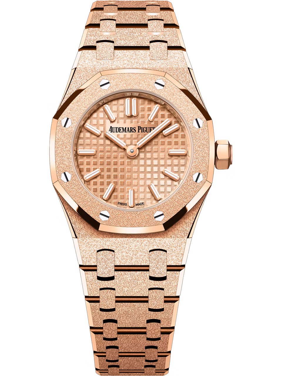 Standup image of the watch Mini Frosted Gold Quartz