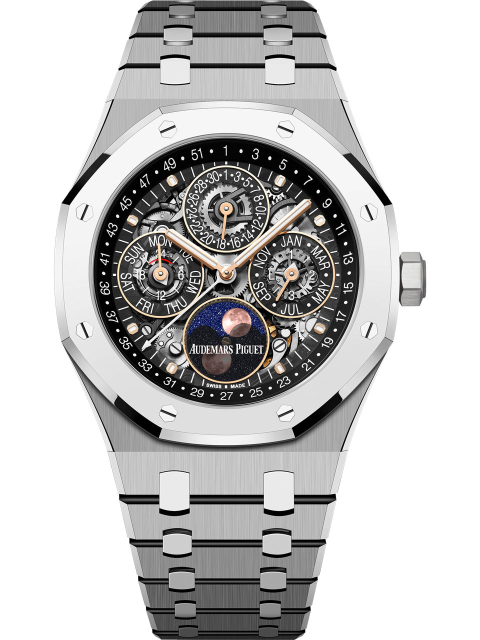 Крупный план корпуса часов