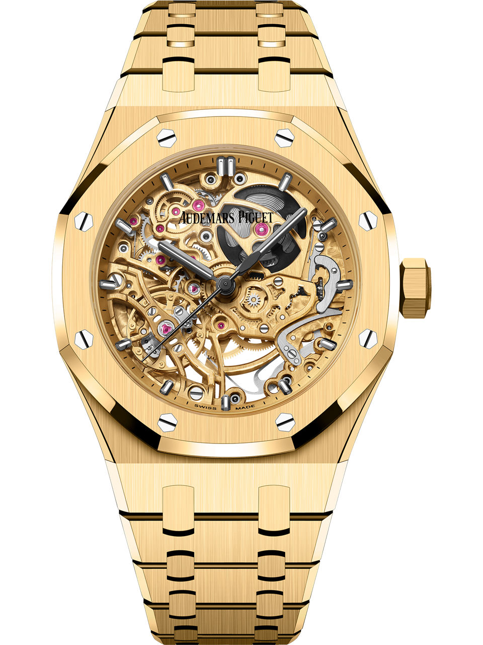 Primo piano della cassa dell’orologio