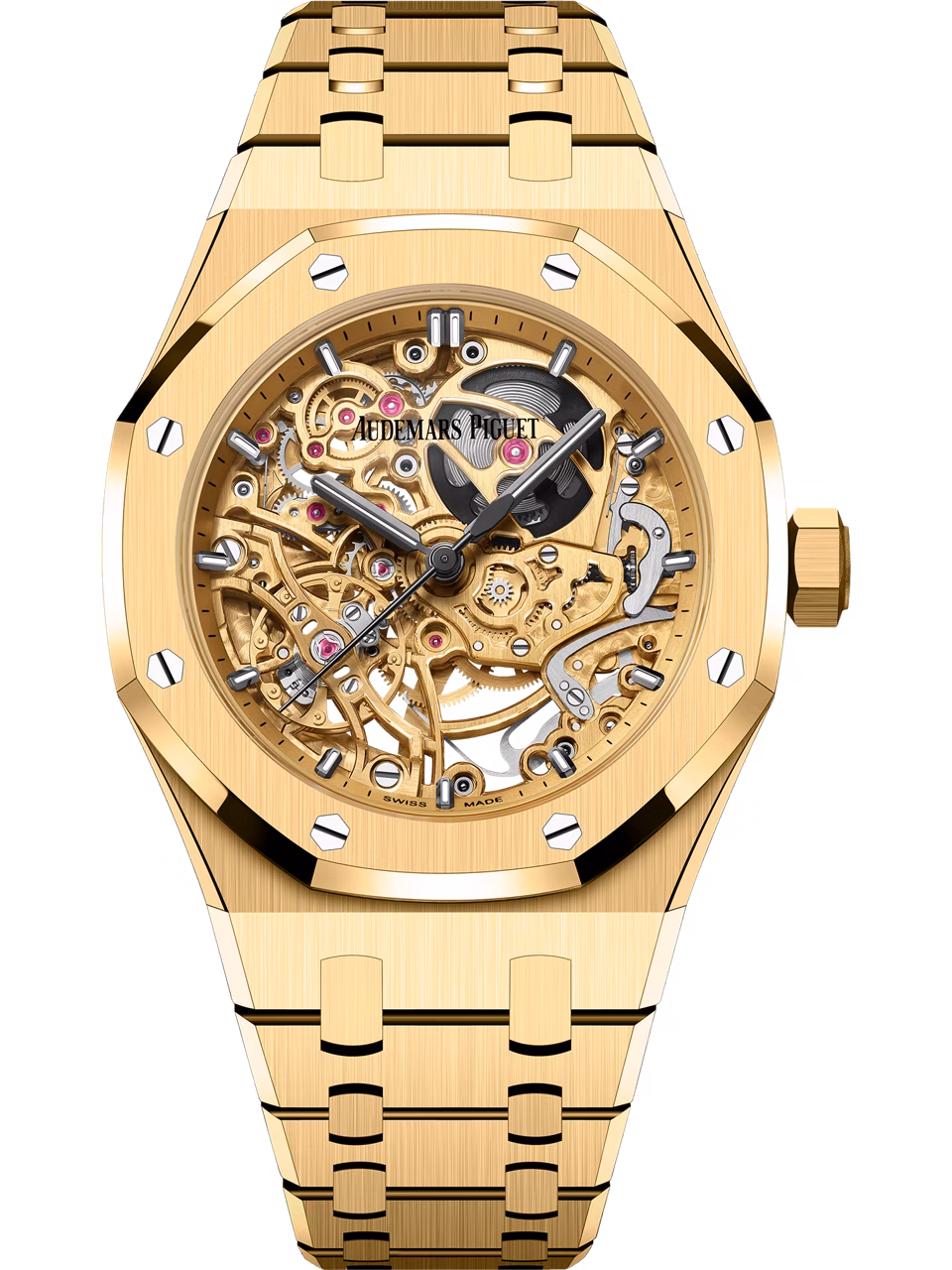 Immagine in posizione verticale dell’orologio Doppio Bilanciere Scheletrato