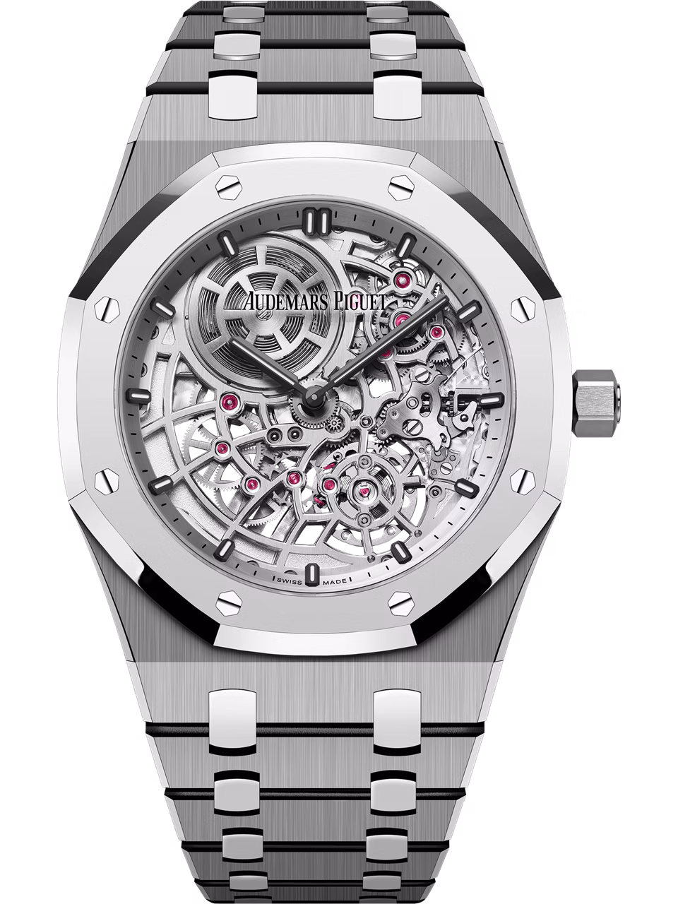 Часы «Jumbo» Ультратонкие Скелетон в вертикальном расположении