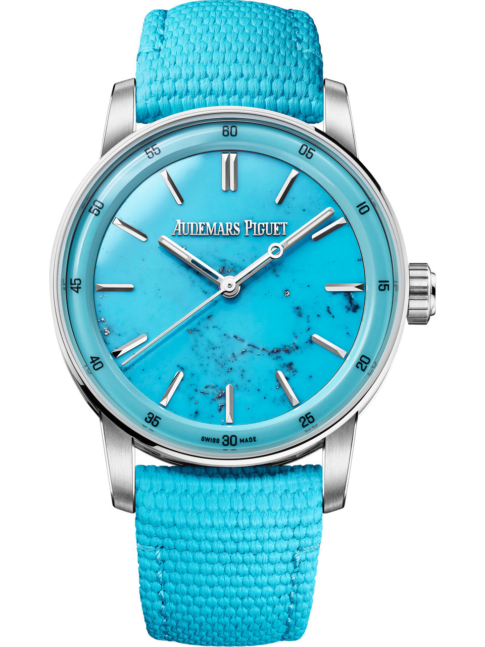 Gros plan sur la boîte de la montre