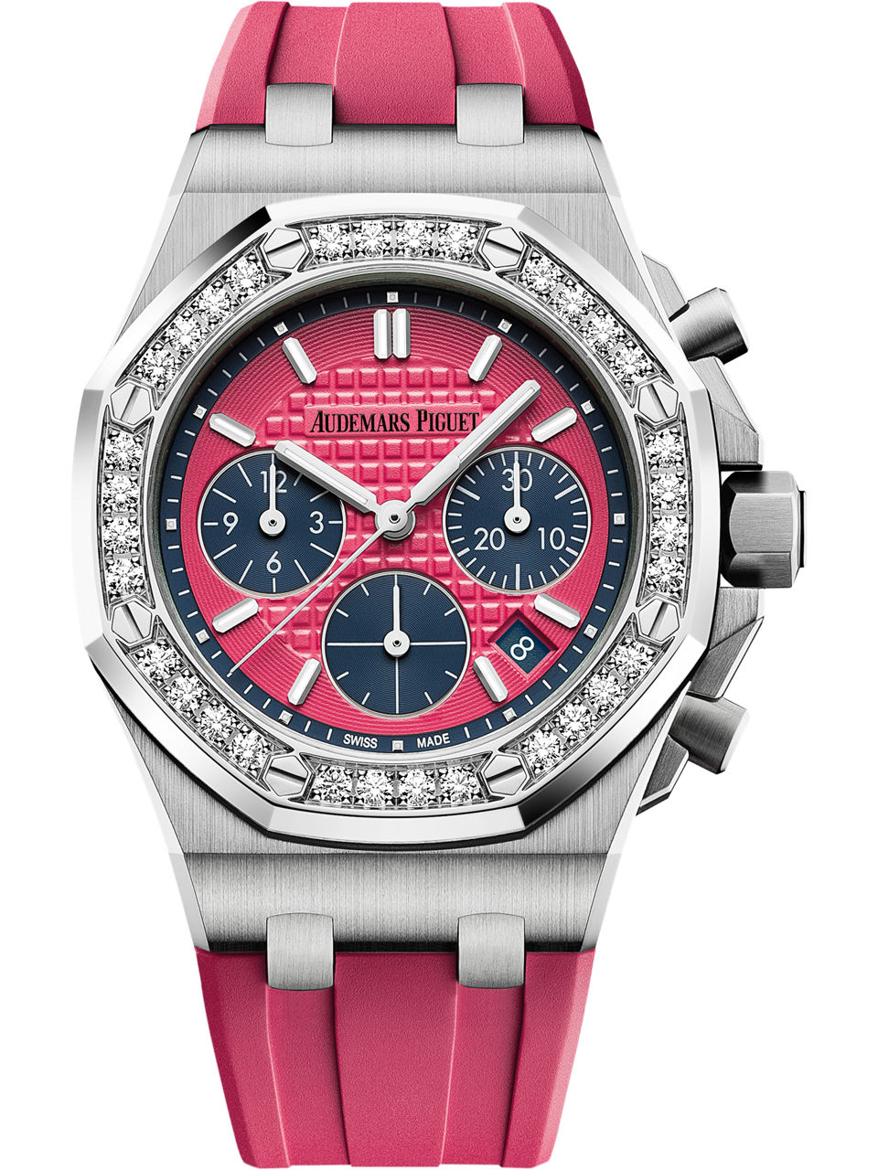 Primer plano de la caja del reloj