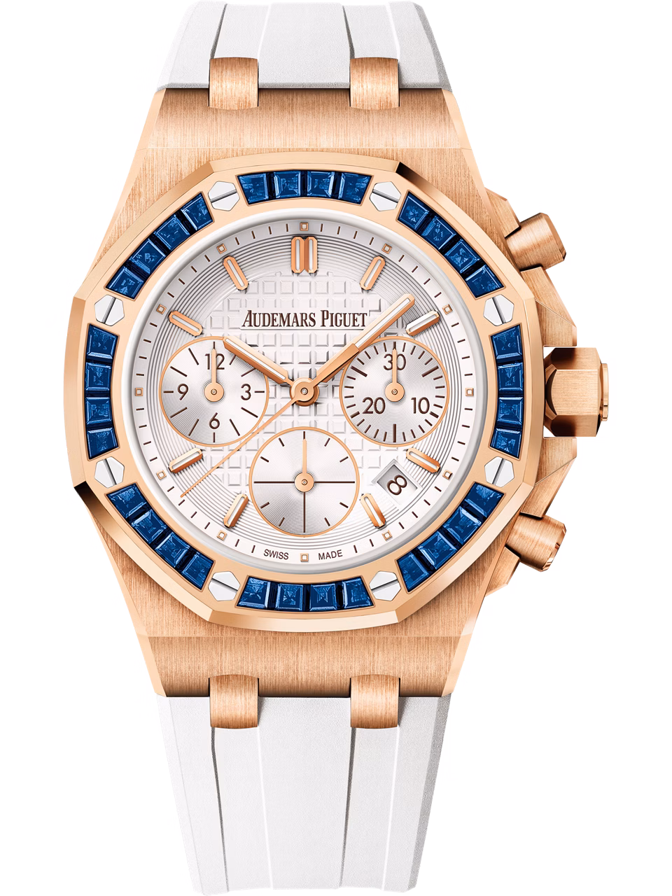 自动上链计时码表腕表的正立图