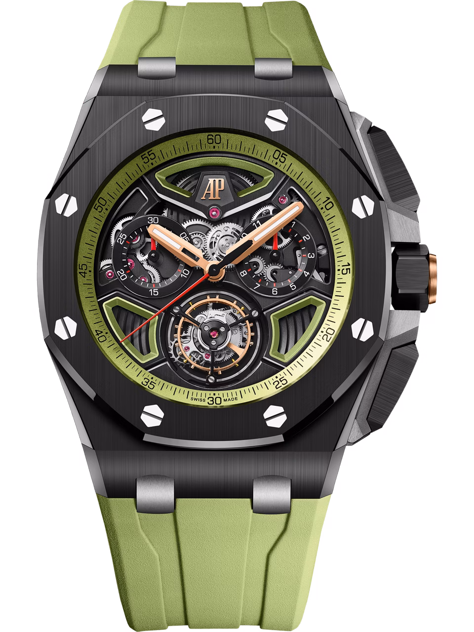 ウォッチの正面イメージ フライング トゥールビヨン クロノグラフ