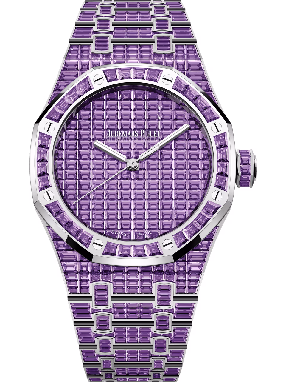 腕錶直立圖片 自動上鍊腕錶紫水晶款 「50週年紀念款」