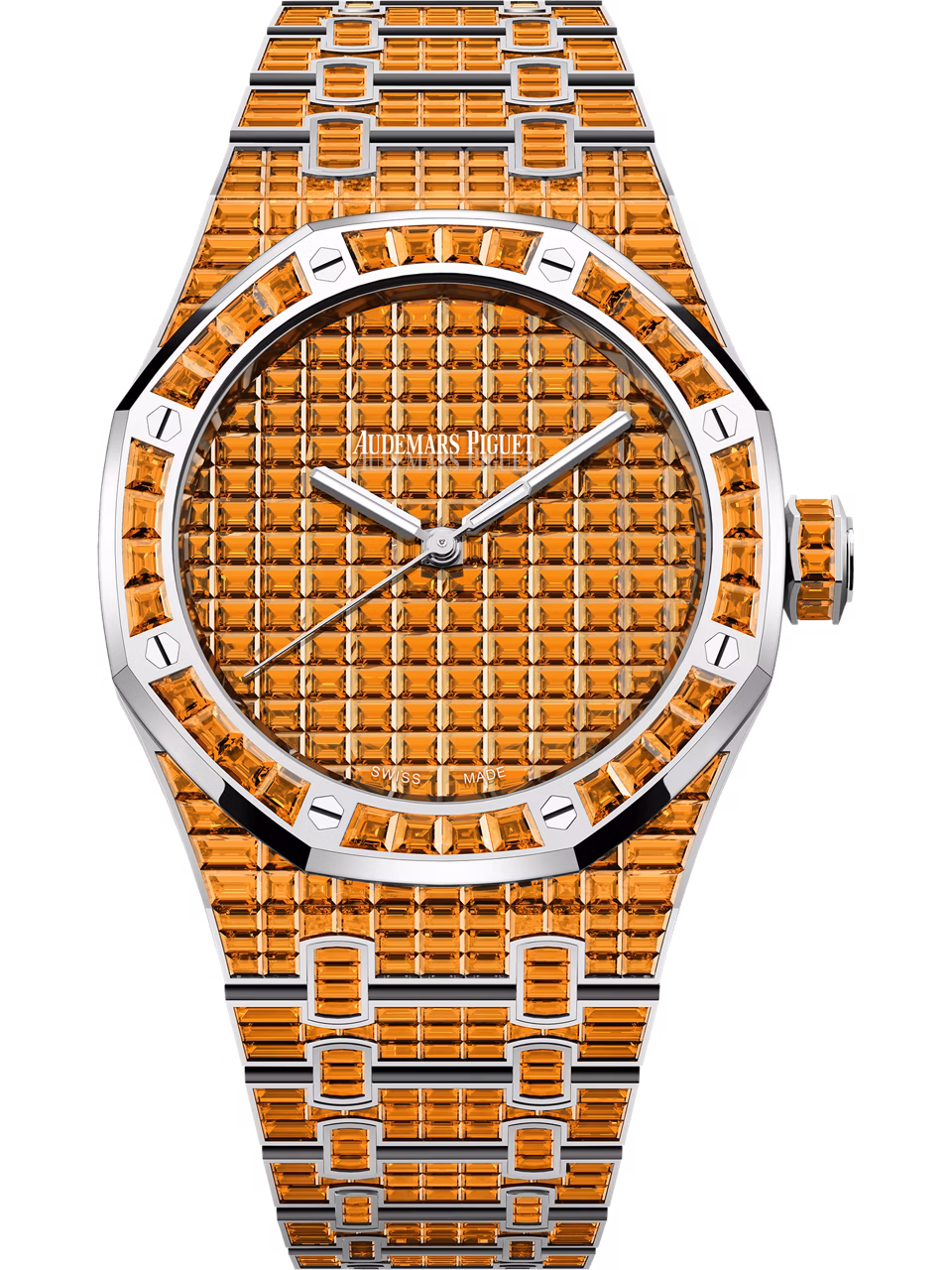 Imagen vertical del reloj Automático Espesartita Naranja «50 aniversario»