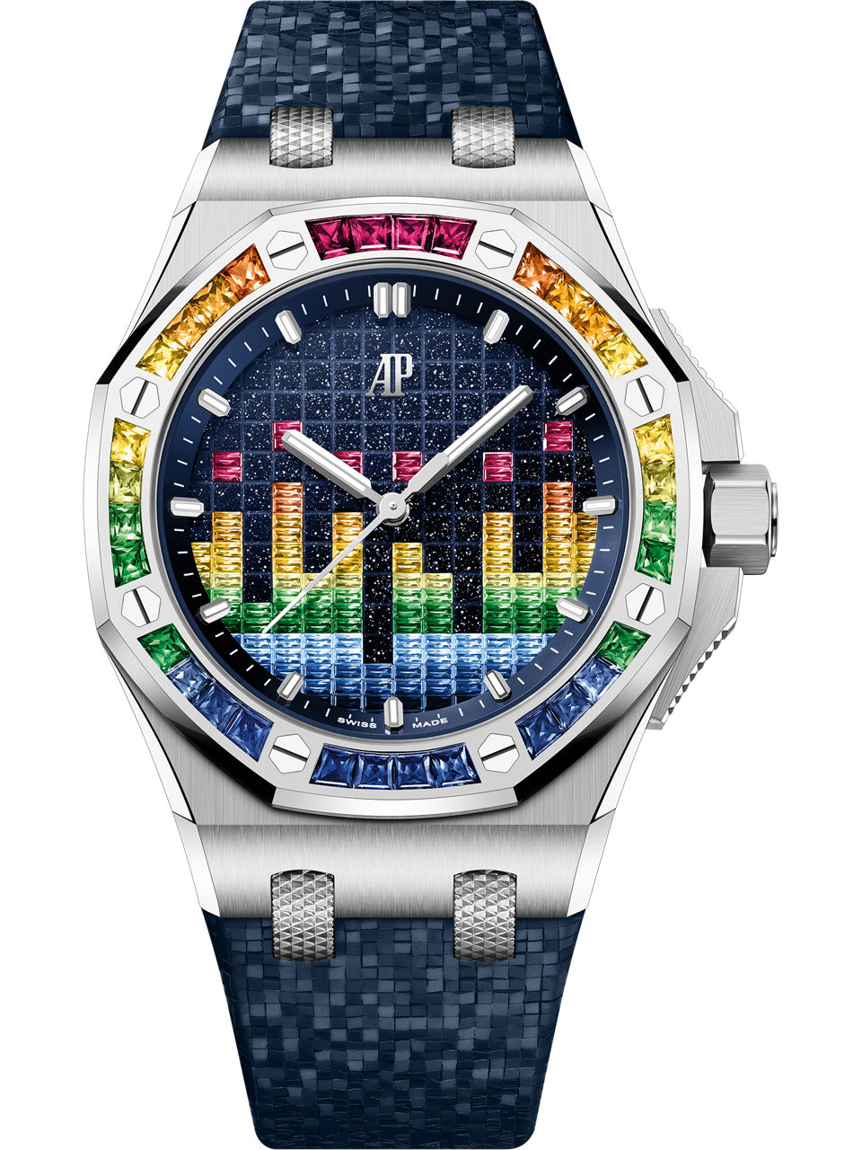 Gros plan sur la boîte de la montre