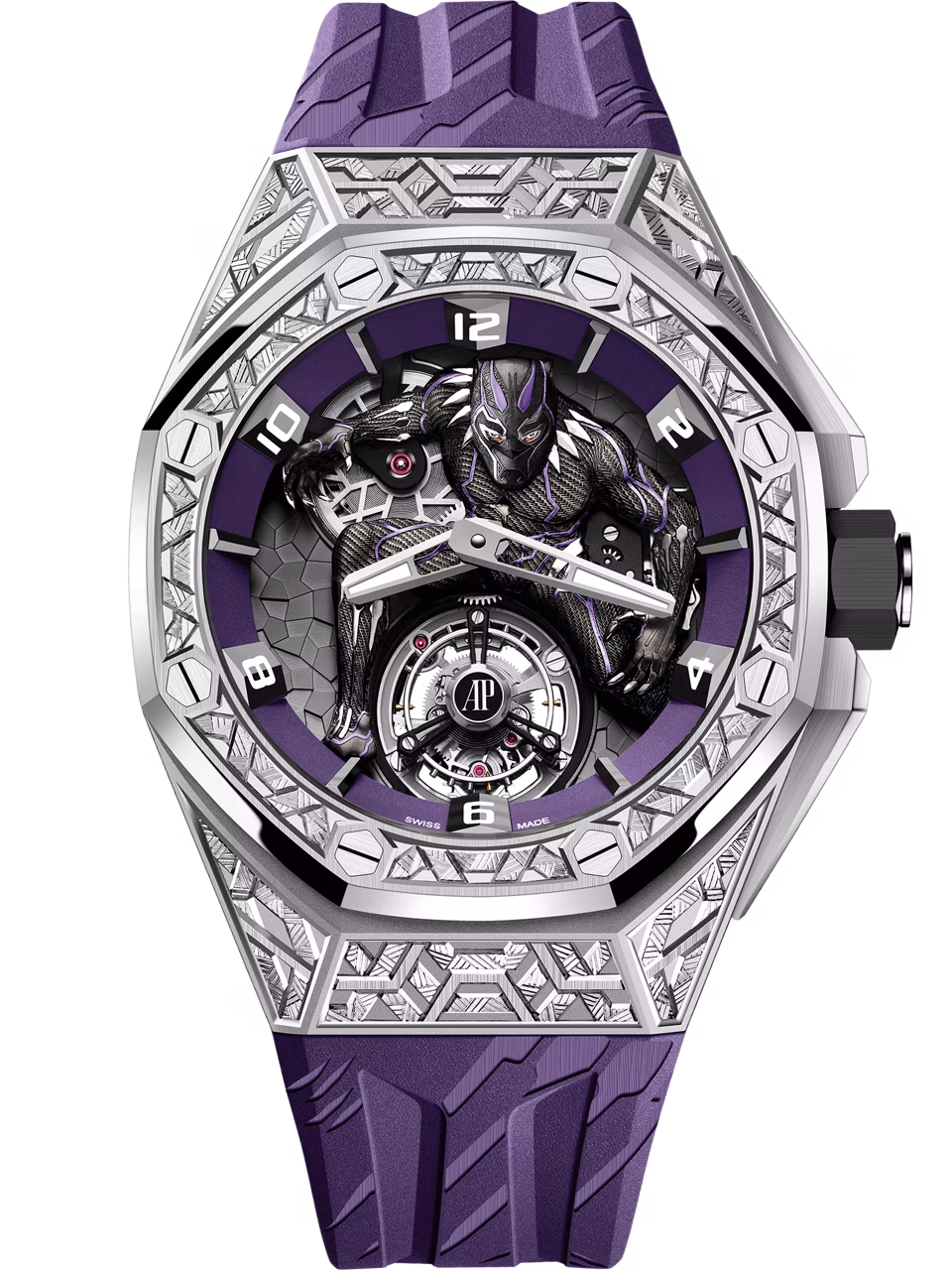 Standup image of the watch “Black Panther” Flying Tourbillon