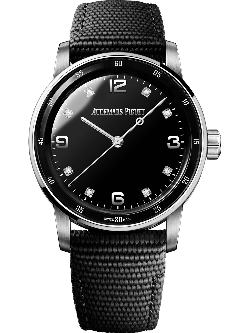 Das Gehäuse der Uhr in Nahaufnahme