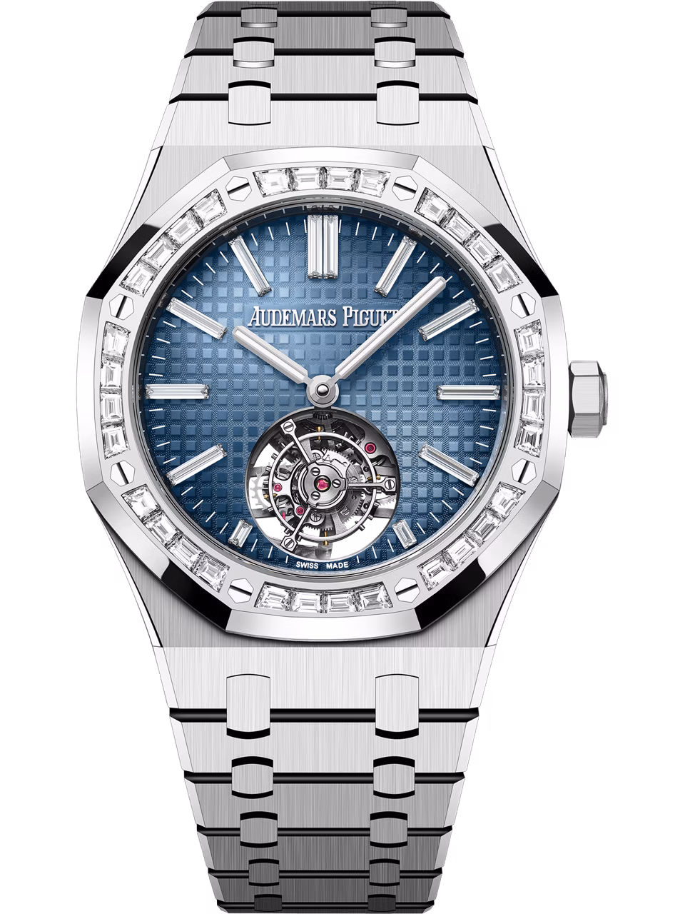 Imagen vertical del reloj Tourbillon Volante Automático