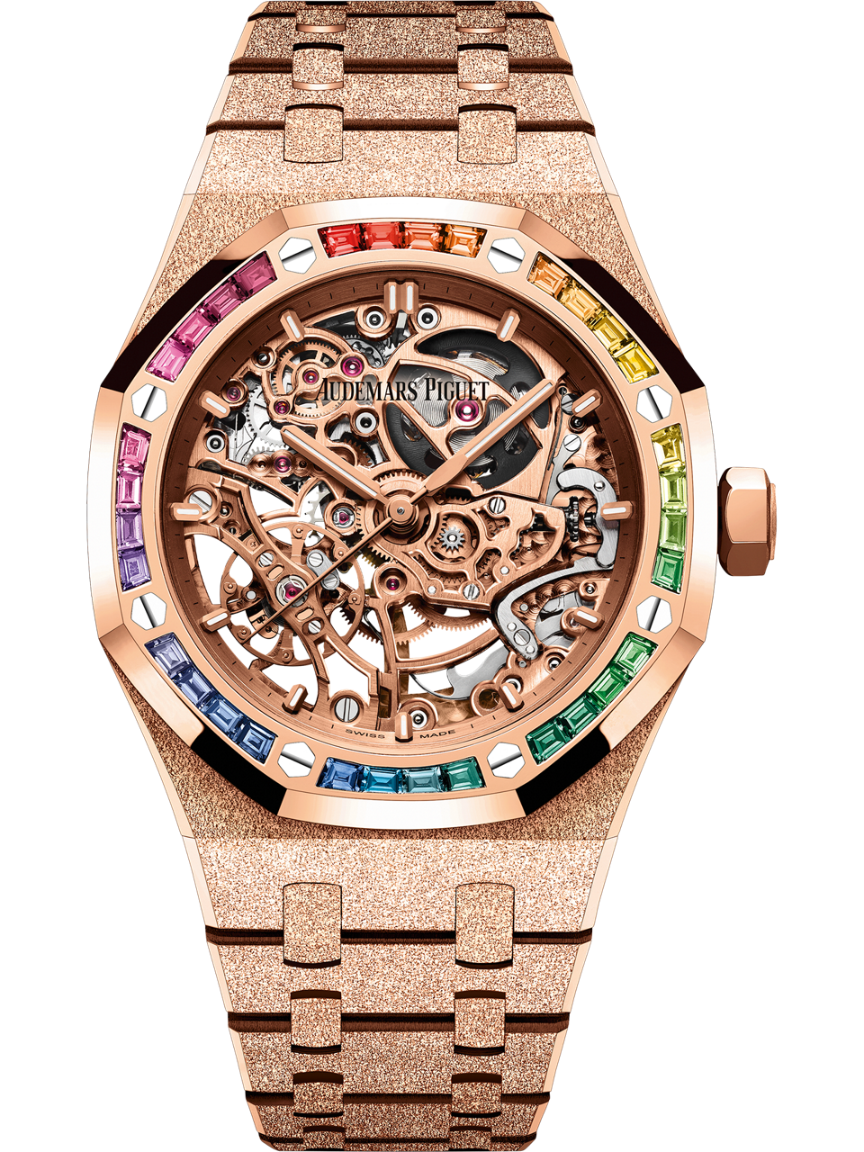 Audemars Piguet Royal Oak Frosted Gold Double Balance Wheel Openworked 37mm 15468OR.YG.1259OR.01-B