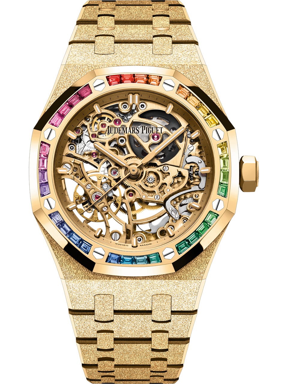 Audemars Piguet Royal Oak Frosted Gold Double Balance Wheel Openworked 37mm 15468BA.YG.1259BA.01-B